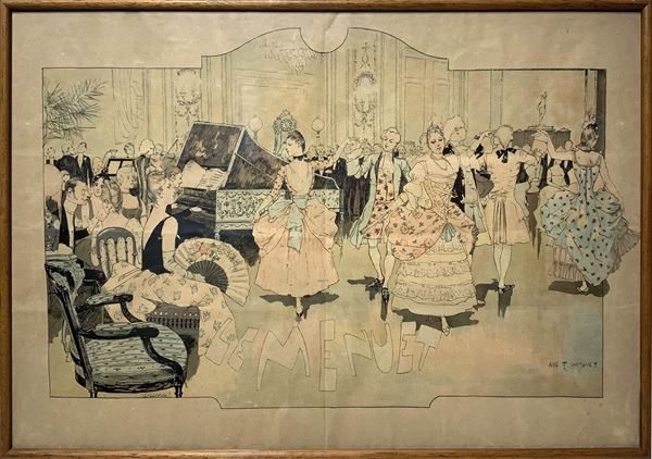 Claude Gillot - The minuets