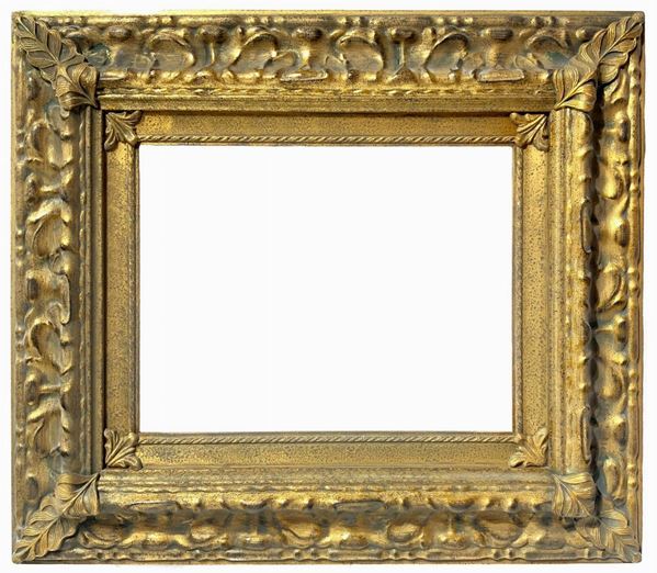 Cornice, XX secolo. Micure interne cm 37x47, misure esterne cm 57x67