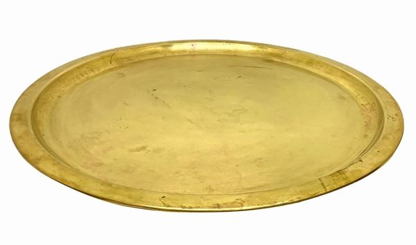 Round tray, drawers. Diameter cm 35. Slight signs of use.