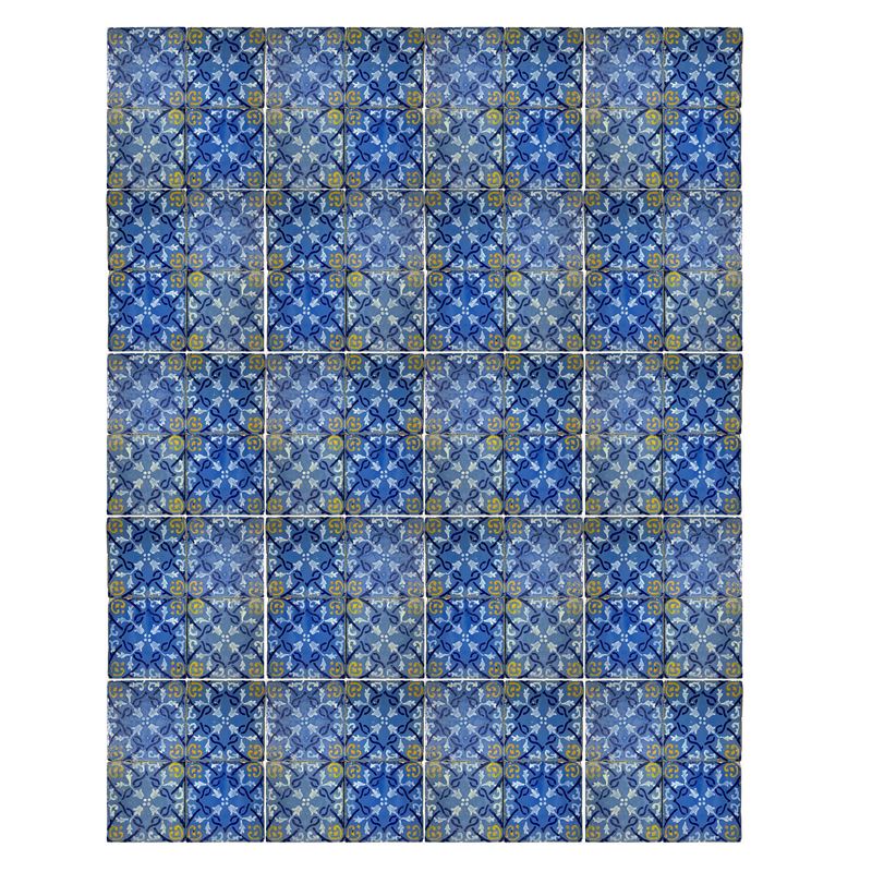 90 piastrelle in ceramica siciliana di Santo Stefano di Camastra (90 piastrelle)