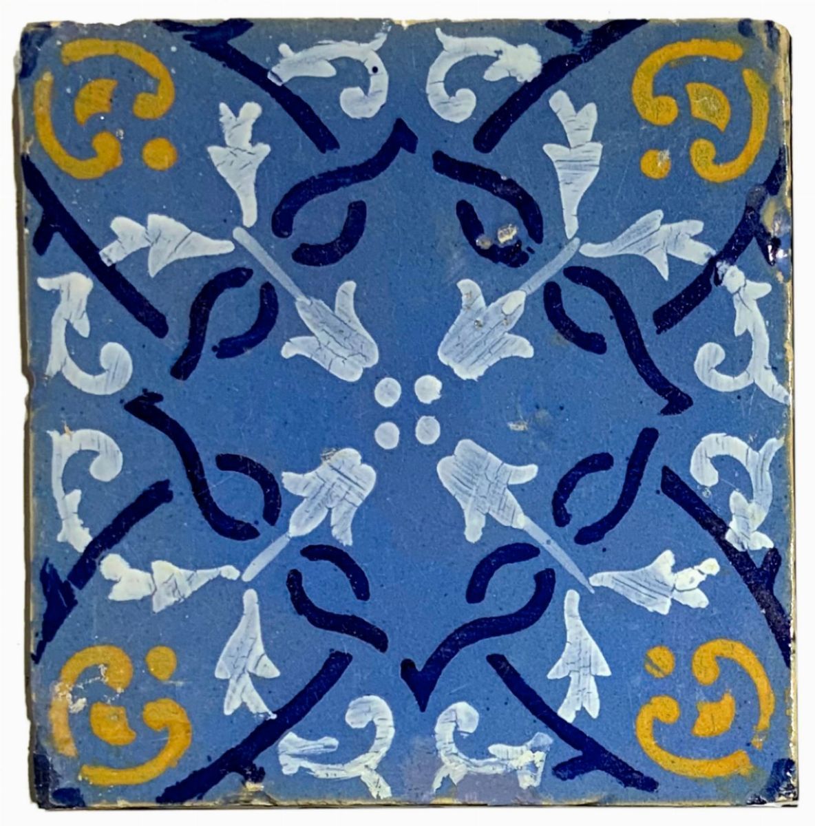 90 piastrelle in ceramica siciliana di Santo Stefano di Camastra (90 piastrelle)