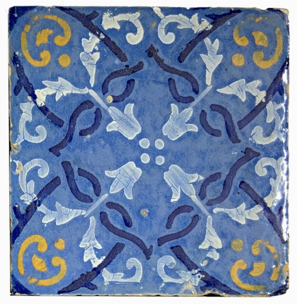 90 piastrelle in ceramica siciliana di Santo Stefano di Camastra (90 piastrelle)